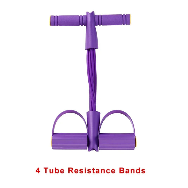4-Level Resistance Band Tensioner Set