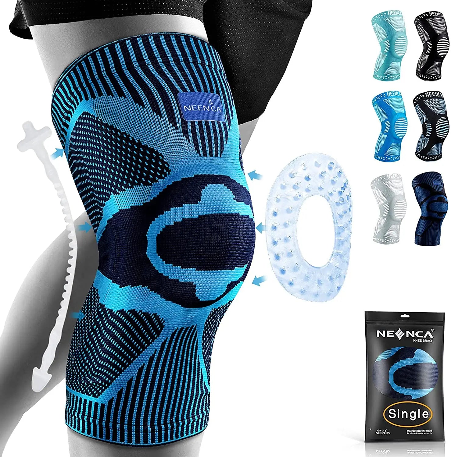 NEENCA Patella Gel Knee Brace Support