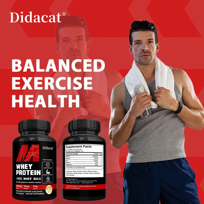 Whey Protein Capsules 5000mg