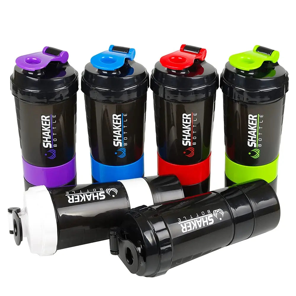 3 Layers Shaker Protein Bottle