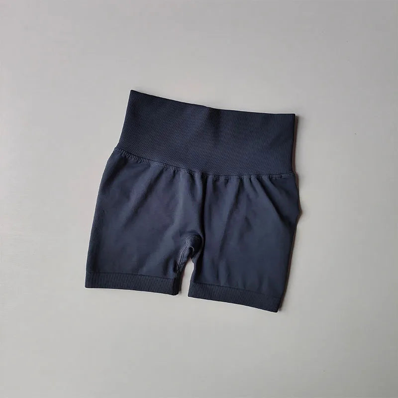 Women's High-Waist Hip Lifting Sports Shorts