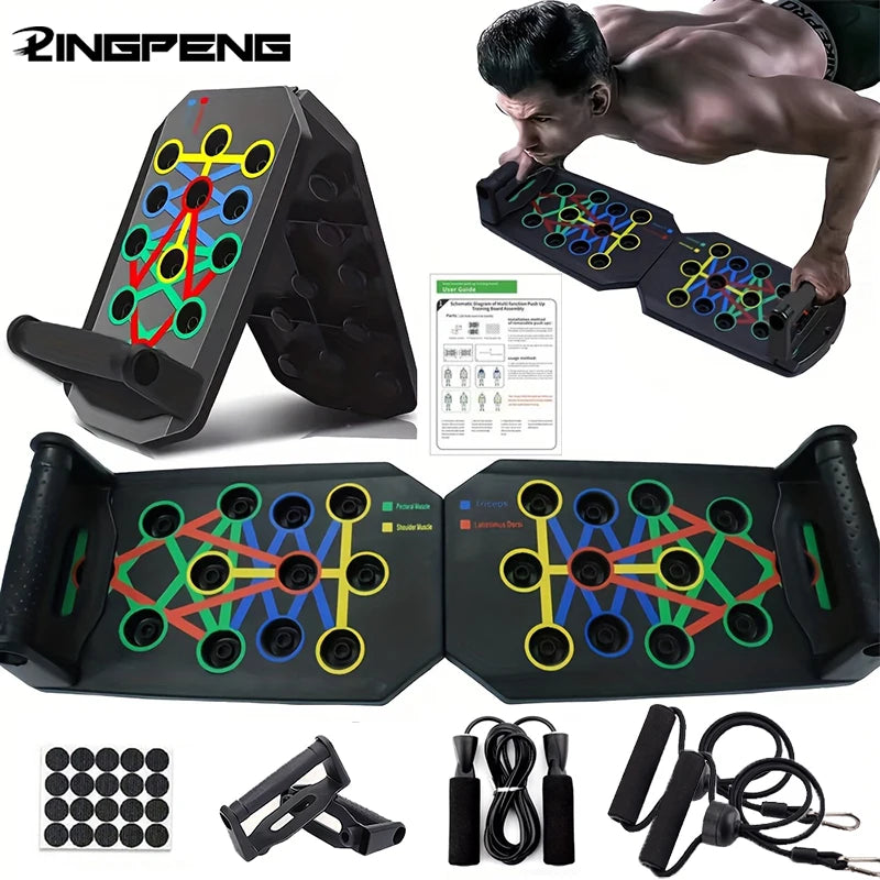 Multifunctional Foldable Push-Up Board