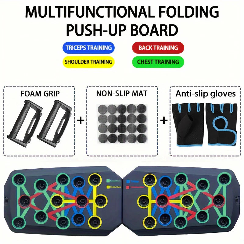 Multifunctional Foldable Push-Up Board