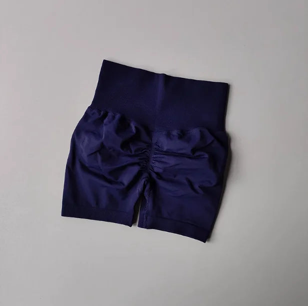 Women's High-Waist Hip Lifting Sports Shorts
