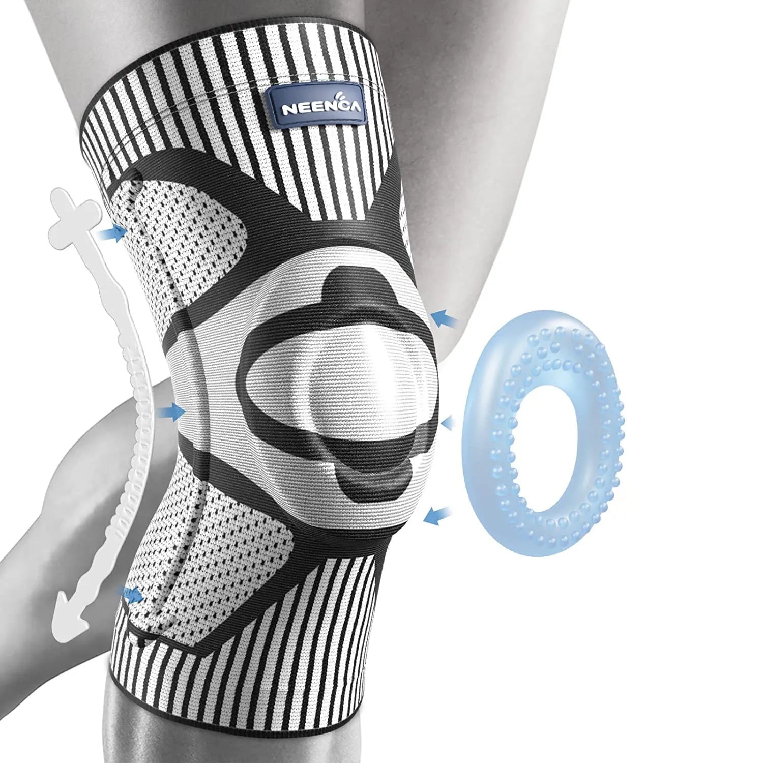 NEENCA Patella Gel Knee Brace Support
