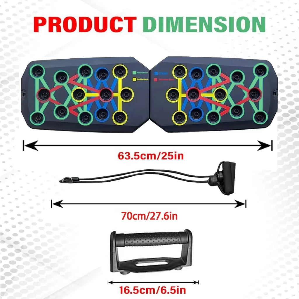 Multifunctional Foldable Push-Up Board
