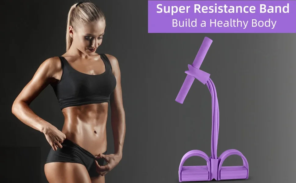 4-Level Resistance Band Tensioner Set