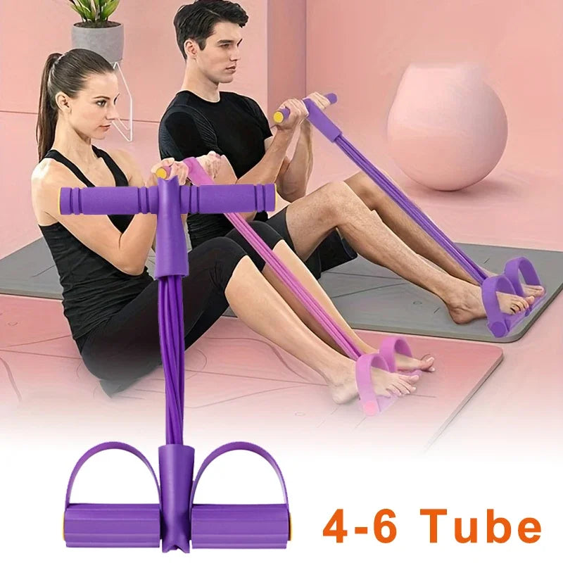 4-Level Resistance Band Tensioner Set