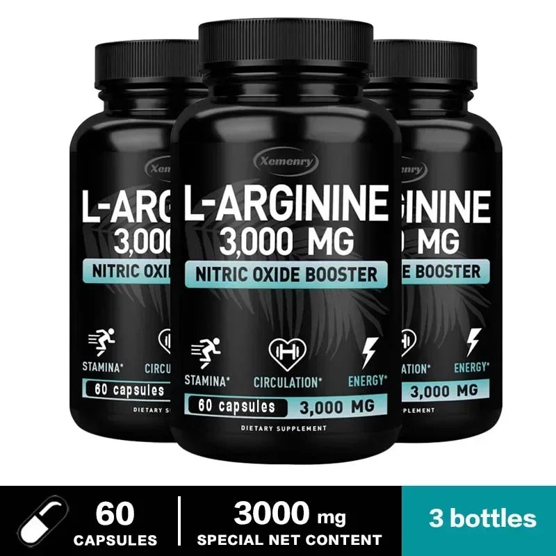 L-Arginine 3000mg Endurance Supplement