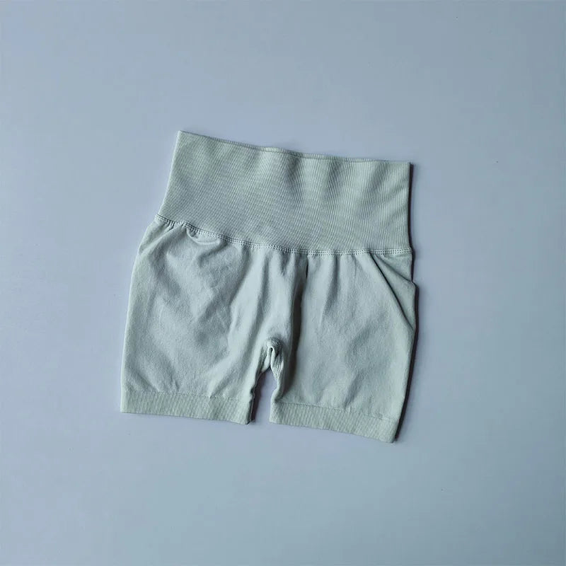 Women's High-Waist Hip Lifting Sports Shorts