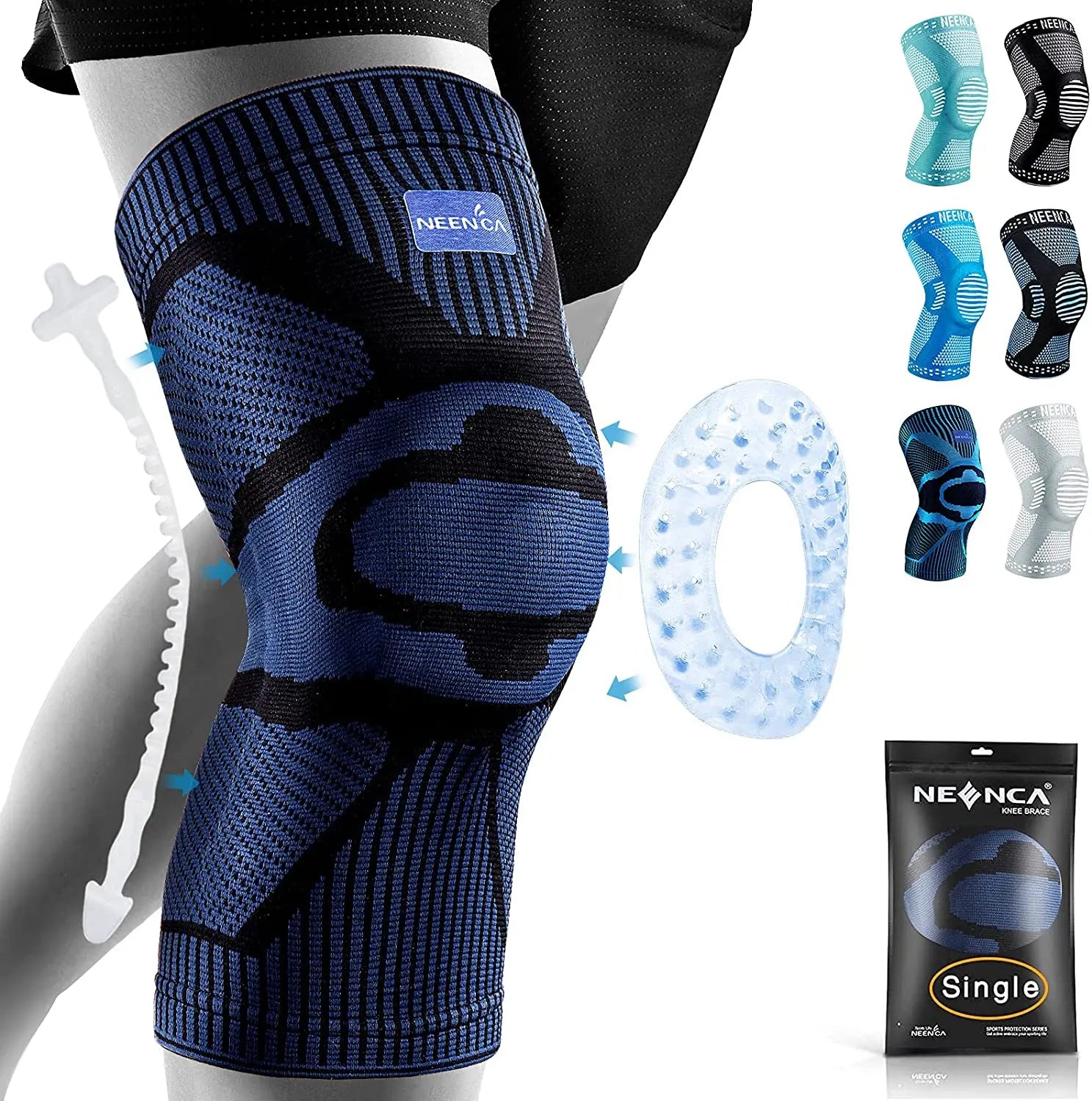 NEENCA Patella Gel Knee Brace Support
