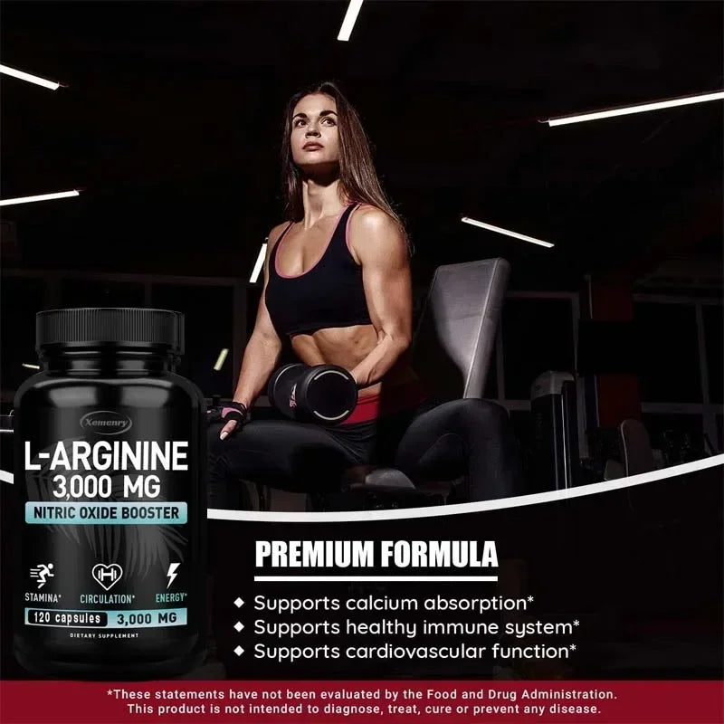 L-Arginine 3000mg Endurance Supplement
