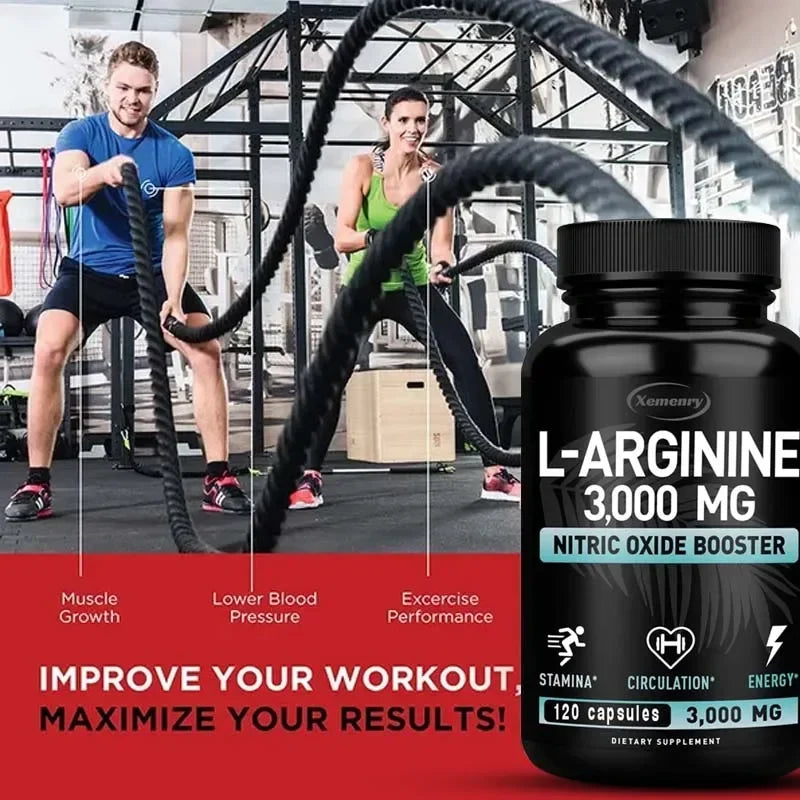 L-Arginine 3000mg Endurance Supplement