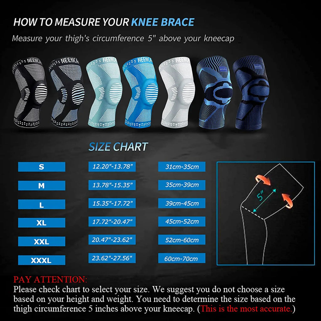 NEENCA Patella Gel Knee Brace Support