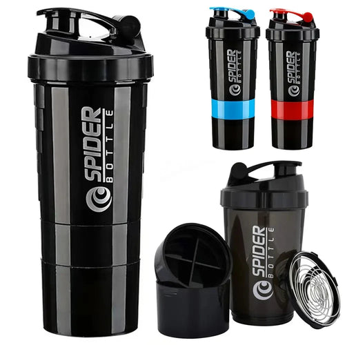 3 Layers Shaker Protein Bottle
