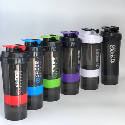 3 Layers Shaker Protein Bottle