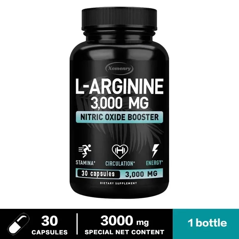 L-Arginine 3000mg Endurance Supplement