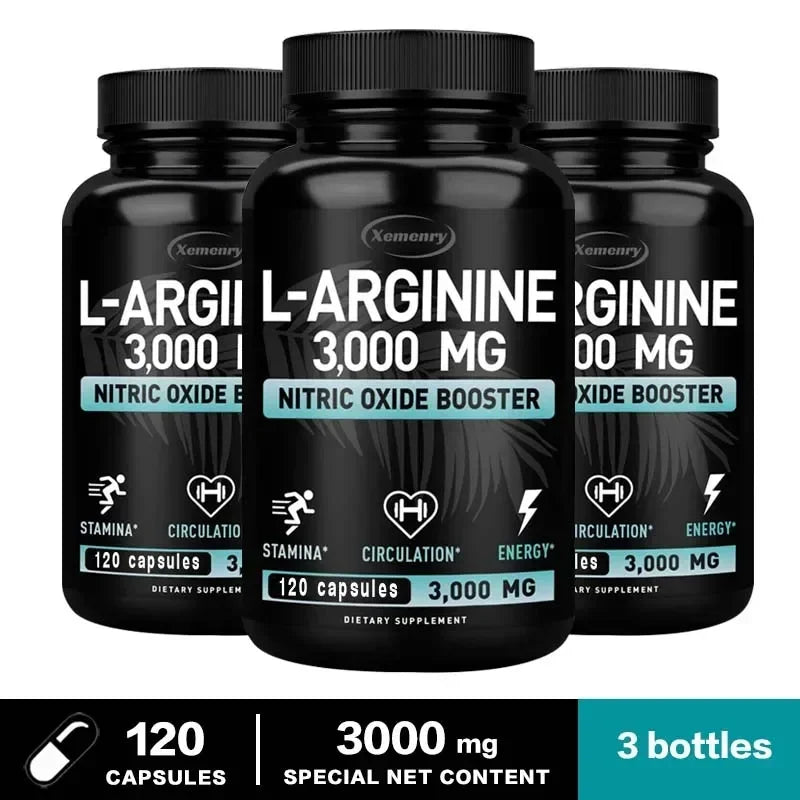L-Arginine 3000mg Endurance Supplement