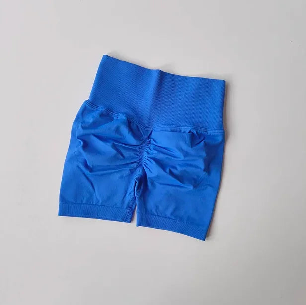 Women's High-Waist Hip Lifting Sports Shorts
