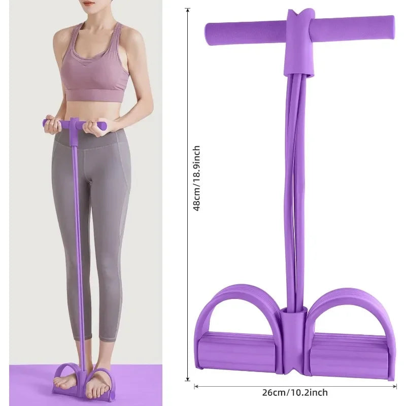 4-Level Resistance Band Tensioner Set