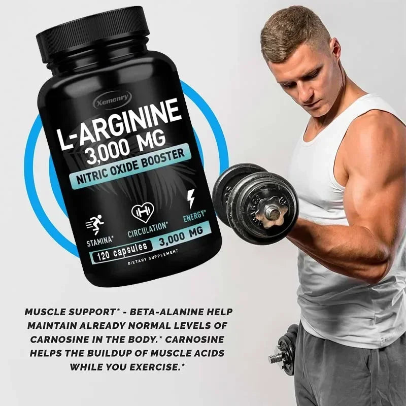 L-Arginine 3000mg Endurance Supplement