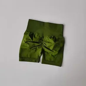 Women's High-Waist Hip Lifting Sports Shorts