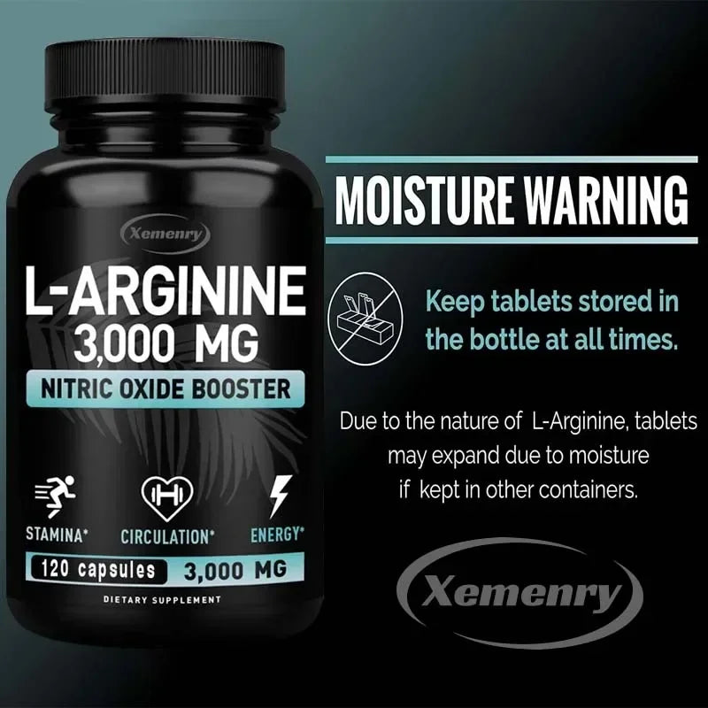 L-Arginine 3000mg Endurance Supplement