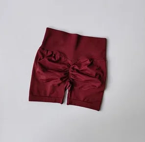 Women's High-Waist Hip Lifting Sports Shorts