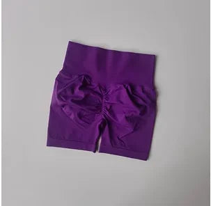 Women's High-Waist Hip Lifting Sports Shorts